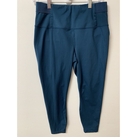 Yogalicious Lux Pants - Yogalicious Lux Women's Green XL Ankle Leggings‎ Athletic Workout